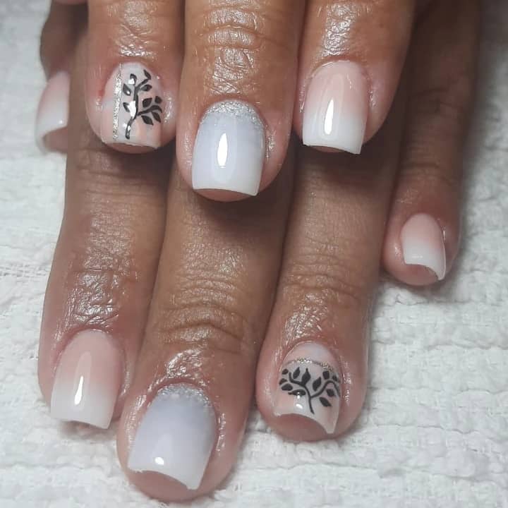 Mariposas azules en gel